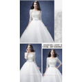 Robe De Mariage 2017 new style fashion White/ Ivory plus size maxi Long Sleeve Lace Wedding Dresses MW2202